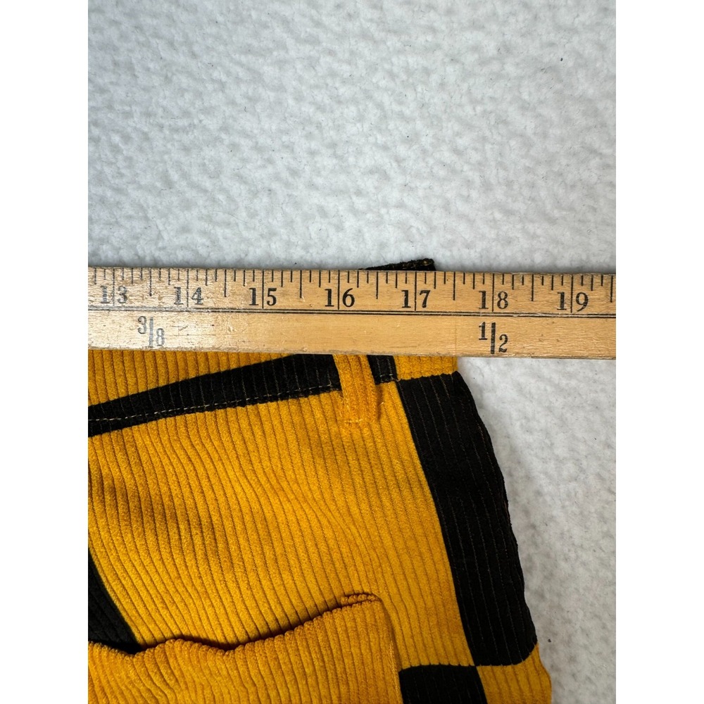 Dumbgood Garfield Corduroy Pants Womens Large Fits 34x30 - Checkered - READ - Picture 12 of 16